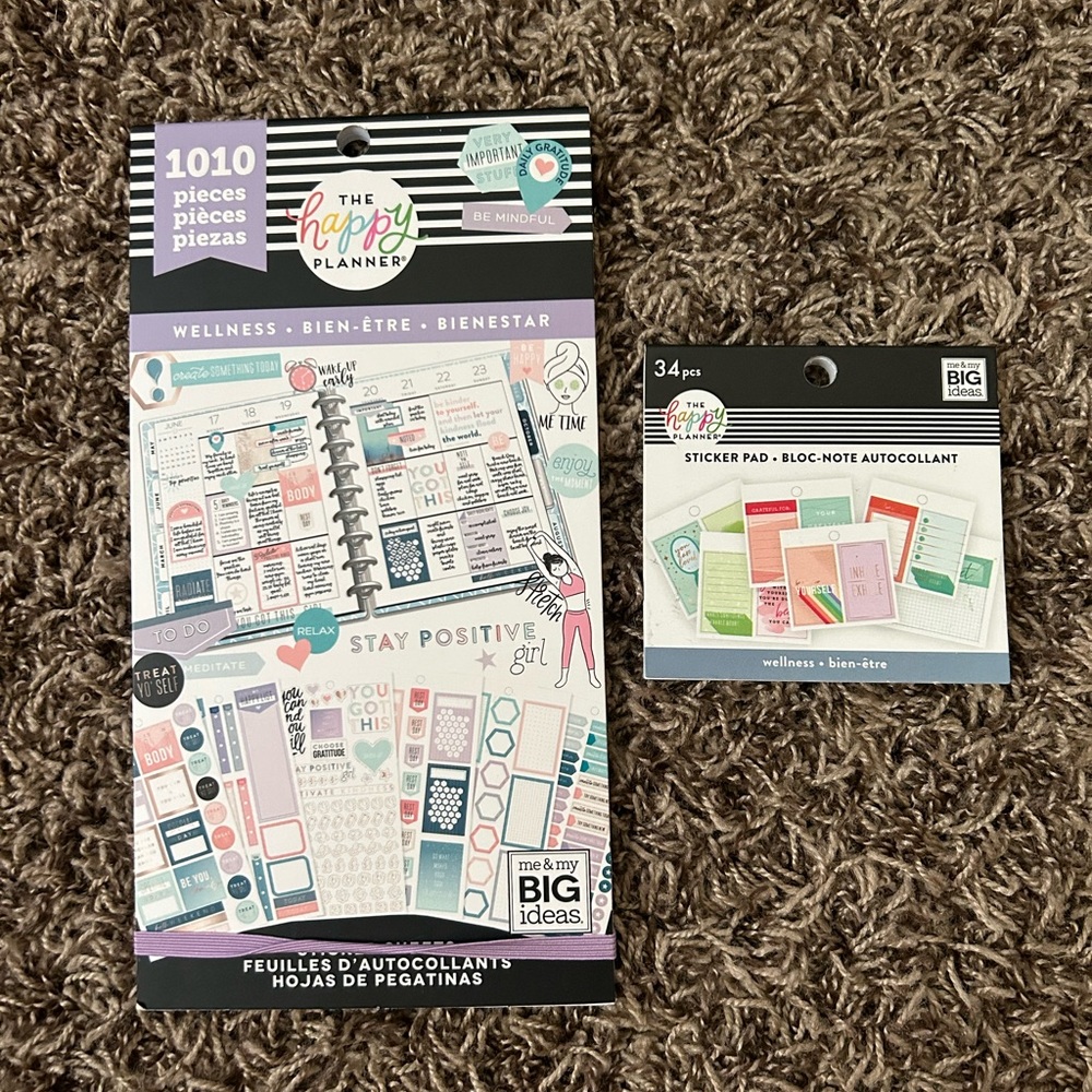 The Happy Planner Wellness Sticker Bundle #2